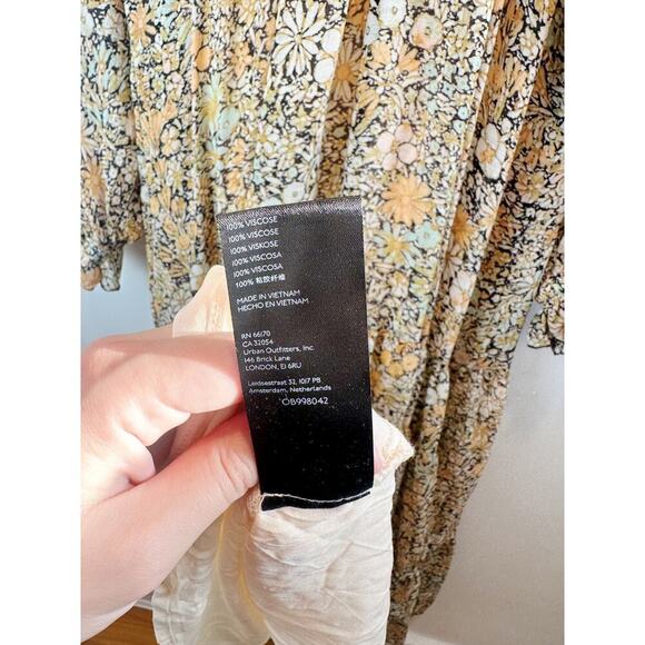 Free People Floral Maxi Dress - Yellow and Blue - Picture 13 of 16